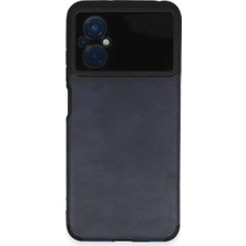 Starseven Poco M5 Kılıf Loop Deri Silikon - Lacivert