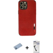 Pileli Store Pilelistore™ iPhone 12 Pro Max Kılıf Doruk Asil Koleksiyonu - Şeffaf Uv Polymer Nano Ekran Koruyucu + Shine Kamera Lens Koruma Cam - Mı