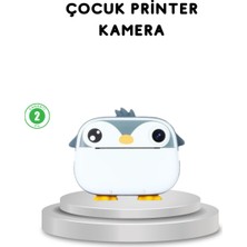 Derin Stok Çocuk Fotoğraf Makinesi Termal Baskılı Anında Çıktı Hd Video Kayıtlı
