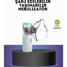 Derin Stok Ultrasonik Frekanslı Şarj Edilebilir Nebülizatör