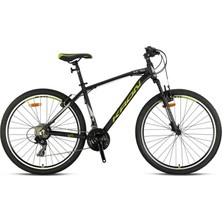 Kron Xc 75 26 Jant Mtb - 14' - 21 Vites - V.brake - Mat Koyu Lacivert/bej-Neon Turuncu