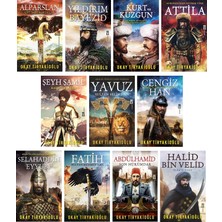 Timaş Yayınları Alparslan - Yıldırım Bayezid - Kurt ve Kuzgun - Attila - Şeyh Şamil - Yavuz - Okay Tiryakioğlu - 11 Kitap