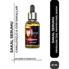 Pure & High Sakal Serumu 30 ml – Gürleştirici, Boşluk Doldurucu & Sakal Uzatma Bakım Serumu