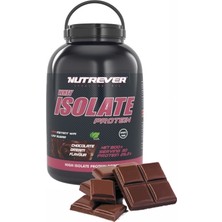 Nutrever Whey Isolate 900 gr Çikolata Aromalı İzole Protein Tozu Düşük Yağ ve Şeker İçerir