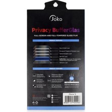 Colezium Joko  Iphone 14 Buffer Hayalet Cam Ekran Koruyucu - Siyah
