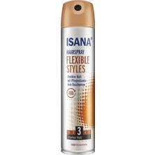 Isana Güçlü Tutuşlu Saç Spreyi 250 ml Esnek Vegan Özellikli Saç Bakımı