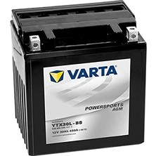 Varta YTX30L-BS 12V 30AH Agm High Performance Motosiklet Aküsü