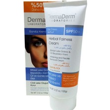 Dermaderm Bitkisel Leke Kremi SPF 50+ Gündüz Kremi 100 gr Ciltte Kararma ve Leke Karşıtı Etki
