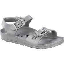 Birkenstock Çocuk Terlik Rio Eva Gri Silikon/Plastik Günlük Kullanım İçin Kız Çocuk 1003533