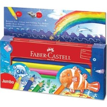 Faber-Castell 8 Renk Metal Hediye Seti Boya Kalemi Ergonomik Tasarım ve Dayanıklı Yapı