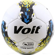 Voit Extreme Futbol Topu N5 Sarı - Beyaz - Mavi Renkli 32 Panel Makine Dikişli PVC Malzeme