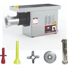 Enazon 22 No Et Kıyma Makinesi 1,1 Kw 1,5 Hp(Yedek Ayna Bıçak Salça ve Sucuk Aparatlı)