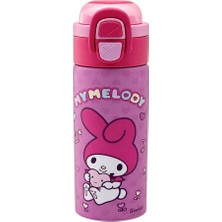 My Melody Çift Fonksiyon Kapaklı Çelik Matara 600ML 3835