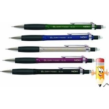 Noki Glory 7550 Beyaz 0.7 mm Uçlu Kalem Mekanik Kurşun Kalem Ergonomik Tasarım