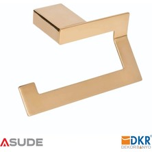 Dekor Banyo Kağıtlık Pvd Gold