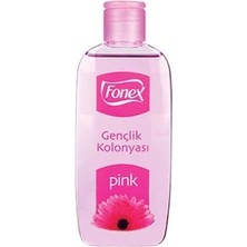 Fonex Gençlik Kolonyası Pink 160 ml Floral Koku 80 Derece Dökme Ambalaj ile Ferahlatıcı