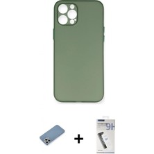 Pileli Store Pilelistore™ iPhone 12 Pro Kılıf Yadigar Yansıma Serisi - Şeffaf Uv Polymer Nano Ekran Koruyucu + Shine Kamera Lens Koruma Cam - Gs
