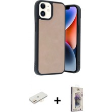 Marsilyan™- iPhone 11 Kılıf Kıvılcım Işık Serisi - Siyah Bilvis 3D Cam Ekran Koruyucu + Renkli Kamera Lens Koruma Cam - Sı