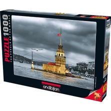 Anatolian 1000 Parçalık Kız Kulesi Nostalji Puzzle - Standart Zorluk Seviyesi ve Kaliteli Materyal 3167