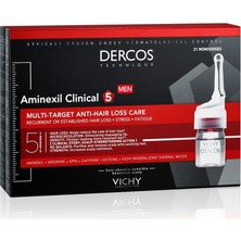 Vichy Dercos Aminexil Clinical 5 21X6ML - Erkekler Için Serum
