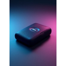 Fujifilm Instax Mini Link 2 Mavi Akıllı Telefon Yazıcısı ve Pal Mavi Dijital Kamera Seti Renkli Anılar İçin