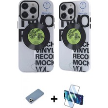 Pileli Store Pilelistore™ iPhone 12 Pro Max Kılıf Nova Doku Koleksiyonu - Siyah 3D Antistatik Seramik Nano Ekran Koruyucu + Shine Kamera Lens Koruma Cam - Gs