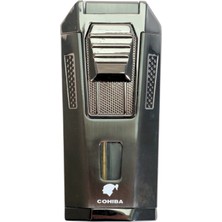 Cohiba Gunmetal Çift Torch Puro Çakmak CCM0898