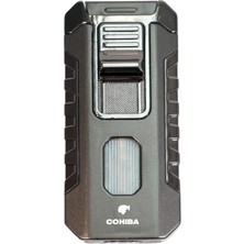 Cohiba Gunmetal Üç Torch Puro Çakmak CCM0891