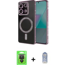 Marsilyan™- Redmi Note 13 Pro 4g Kılıf Zirve Doku Prime - Siyah Joko Magic 5d Cam + Raze Metal Kamera Lens - Sh