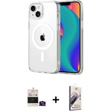 Marsilyan™- iPhone 15 Kılıf Ahenk Minimal Serisi - Siyah Bilvis 3D Mat Cam Ekran Koruyucu + Bilvis Titan Kamera Lens - Pe