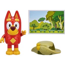 Bluey Tekli Figür ve Aksesuar Seti Rusty ve Army Hat 19191