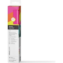 Cricut 2011676 Joy Xtra Smart Iron On 24X30.5CM 3 Sayfa Neon Pembe Sarı Turuncu