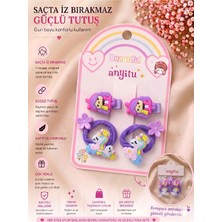 Asel Aksesuar 6'lı Set Sevimli Karakter ve Unicorn Figürlü Çocuk Toka Seti Farklı Renk Seçenekli