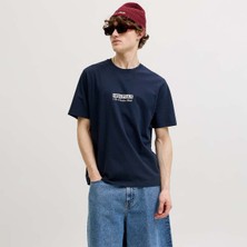 Jack & Jones Jack&jones Savona Box Erkek Lacivert Tişört
