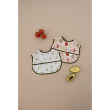 Oh la la Koala For Little Ones Yeşil Biyeli 2li Sıvı Geçirmez Mama Önlüğü 6-36 Ay