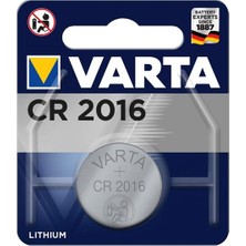 Varta Tek Kullanımlık CR2016 3V Lityum Pil 1 Adet Yüksek Performanslı Uzun Ömürlü