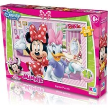 KS Games Minnie Puzzle 200 Parça Eğlenceli Tasarım 5 - 7 Yaş İçin Renkli Desen MIN113
