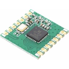 Robiz RFM69CW 868MHZ Kablosuz Haberleşme Rf Modül  Hope Rf 13DBM Tranceiver Alıcı Verici Spi Iot Arduino Uzak Mesafe Veri Aktarımı 868 Mhz Ism Band