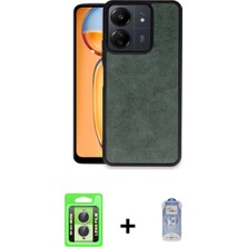 Marsilyan™- Redmi 13C Kılıf Kıvılcım Işık Serisi - Siyah Joko Magic 5d Cam + Raze Metal Kamera Lens - Gs