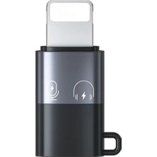 Comse Yaka Mikrofonları Için Lightning Dönüştürücü (Mic Mini Uyumlu)