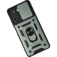 Colezium Po F3 Kılıf Pars Lens Yüzüklü  - Yeşil