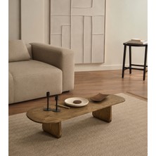 Effe Yapı Dekor Ceviz Renkli 145X60 cm Ahşap Orta Sehpa