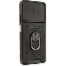 Colezium Note 11T Kılıf Pars Lens Yüzüklü  - Siyah