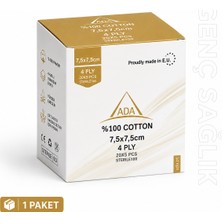 Ada Steril Gaz Kompres 4 Kat 7,5×7,5cm 1 Paket