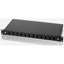 Uranium Uranıum PPR12PSCDX 12 Port F/o Sc Dx RAL9005 Patch PANEL(10F-SB1U12PSCDX-REA)
