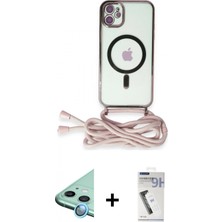 Pileli Store Pilelistore™ iPhone 11 Kılıf Eksen Özel Seri - Şeffaf Uv Polymer Nano Ekran Koruyucu + Raze Metal Kamera Lens - Mı