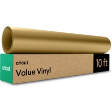 Cricut 2012037 Ekonomik Vinil Kalıcı 30.5cm x 3m Altın