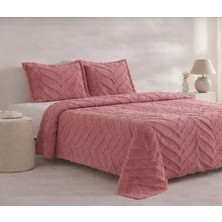 Mandaş Alya -Decorose- 3 Parça Şönil Sakallı Çift Kişilik Pike Yatak Örtüsü Seti (240X250)