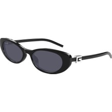 Gucci GG 1680S 001 Kadın Güneş Gözlüğü Siyah Çerçeve UV 400 Filtreli Gri Cam ile Şık Tasarım