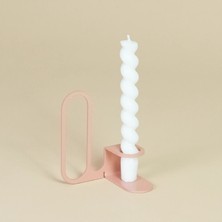 Hernehaltsa Loopy İğneli Minimal Metal Mumluk